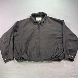 VINTAGE Aberdeen Jacket Mens XXL‎ Red Harrington Windbreaker Chore Barn Lined *